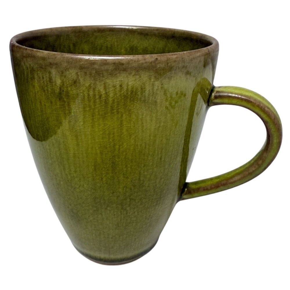 Jars France Mug Avocado Green Tourron Tilleul French Country Coffee Cup Ref# C